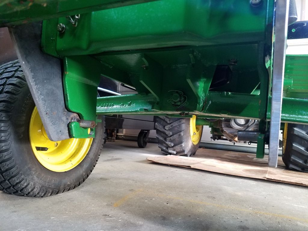 John Deere 140 Front Suitcase Weight Bracket Garden Tractor Forums